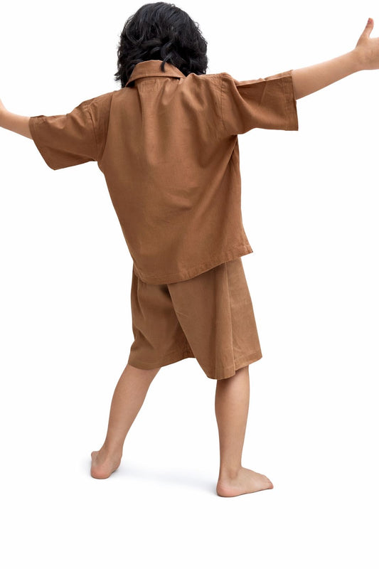 Palm Breeze Cotton Flex Co-Ord Set