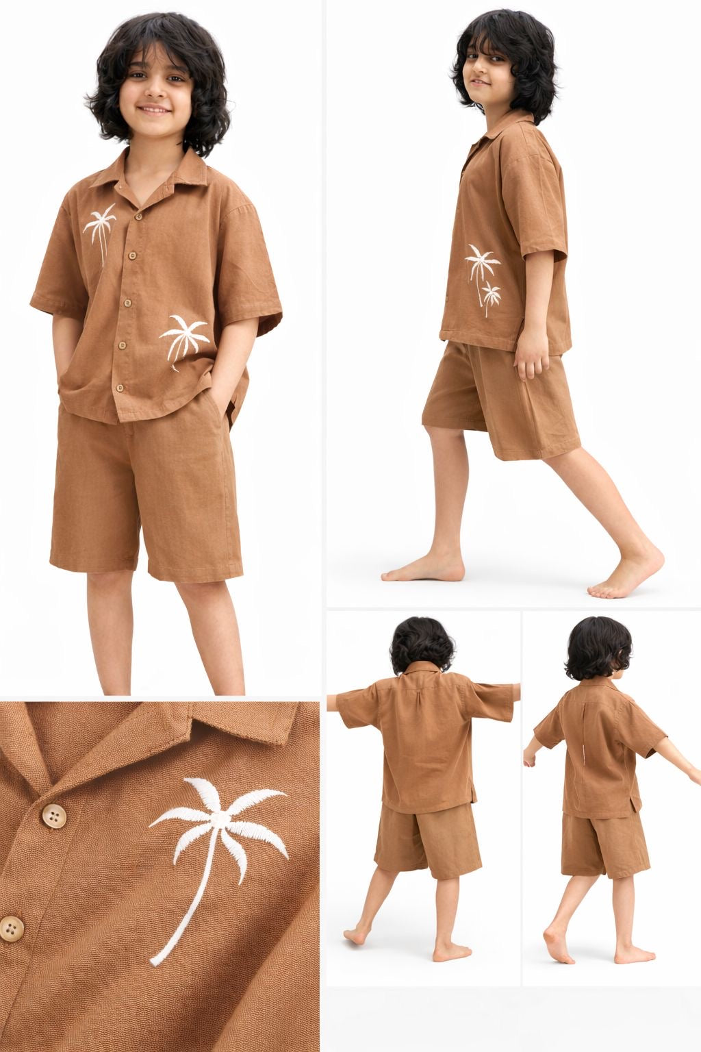 Palm Breeze Cotton Flex Co-Ord Set