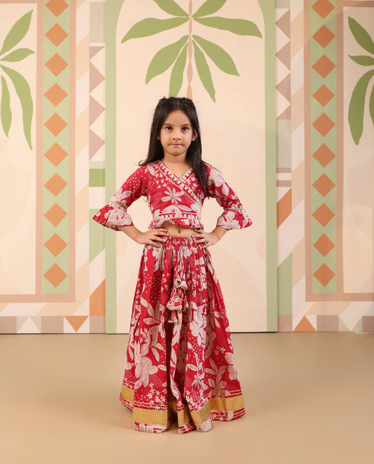 Floral Radiance Traditional Lehenga Set