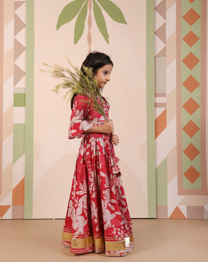 Floral Radiance Traditional Lehenga Set