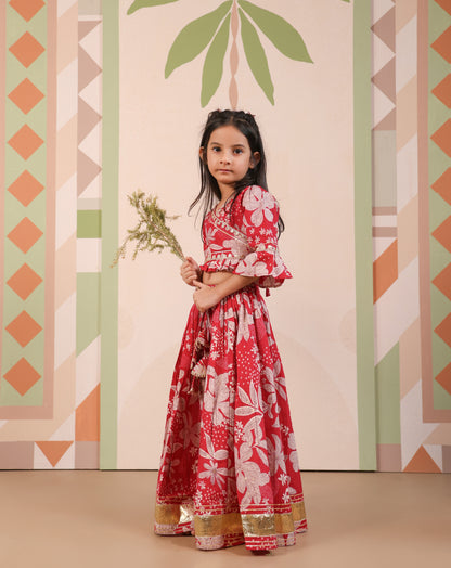 Floral Radiance Traditional Lehenga Set