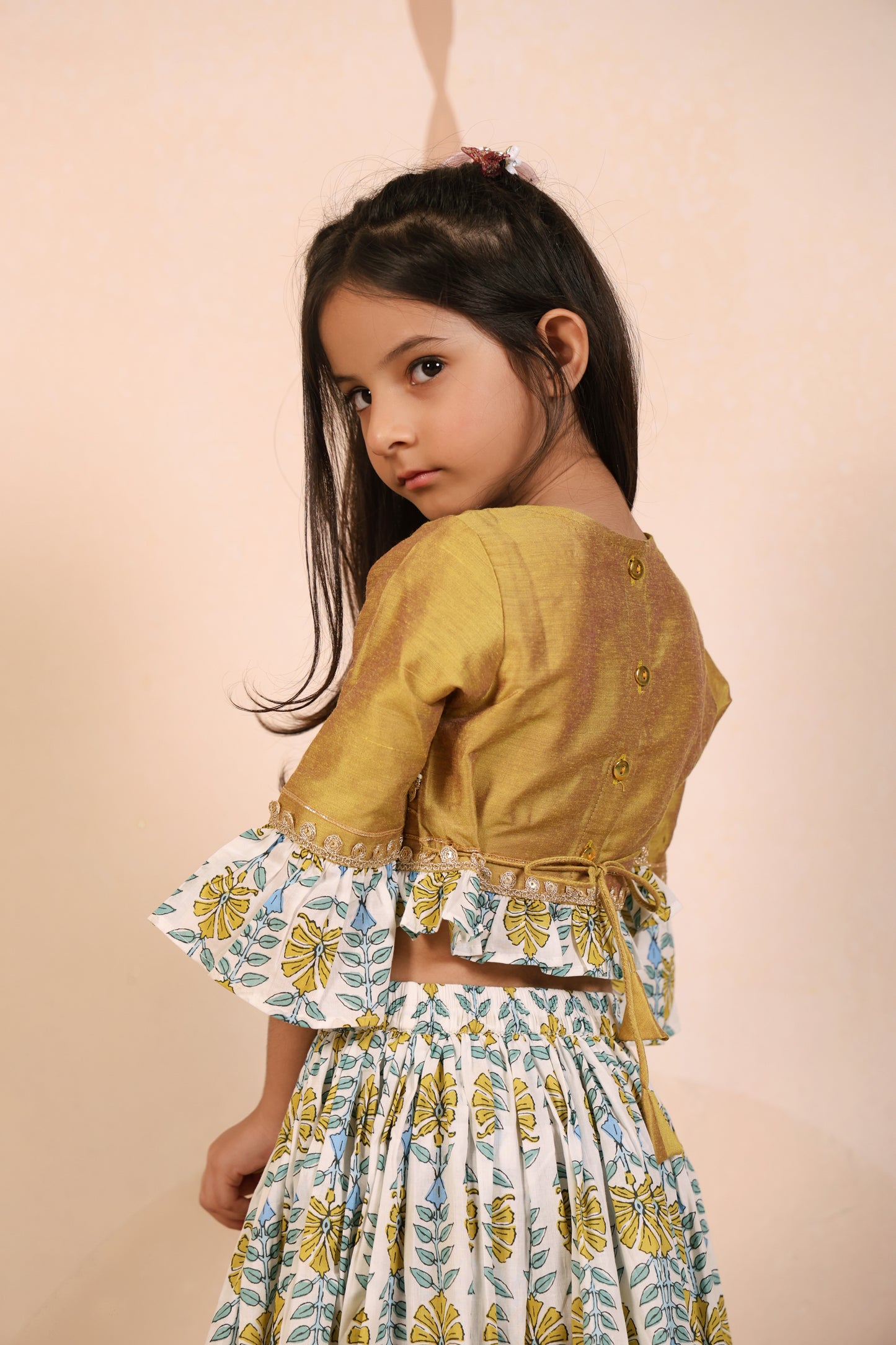 Royal Flora Kids’ Festive Lehenga