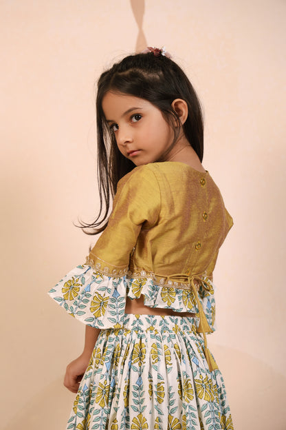 Royal Flora Kids’ Festive Lehenga