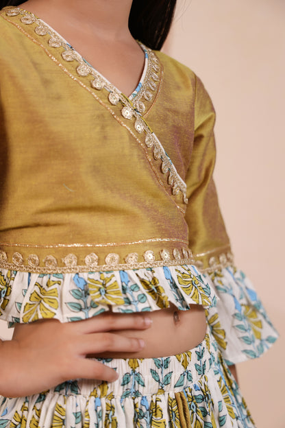 Royal Flora Kids’ Festive Lehenga