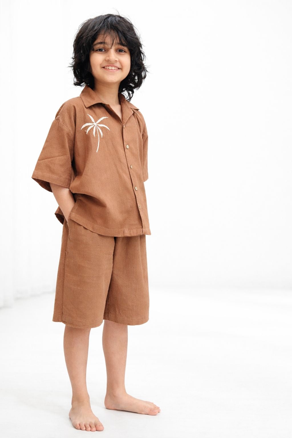 Palm Breeze Cotton Flex Co-Ord Set
