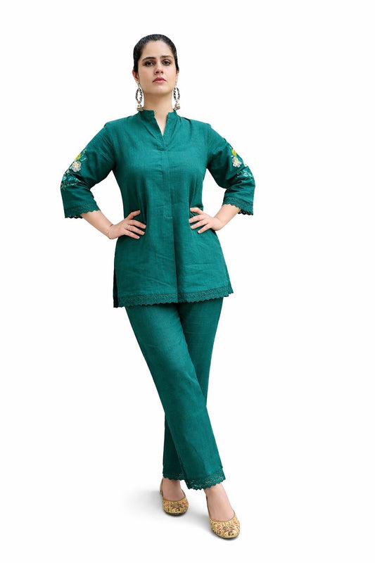 Bottle Green Co-ord set