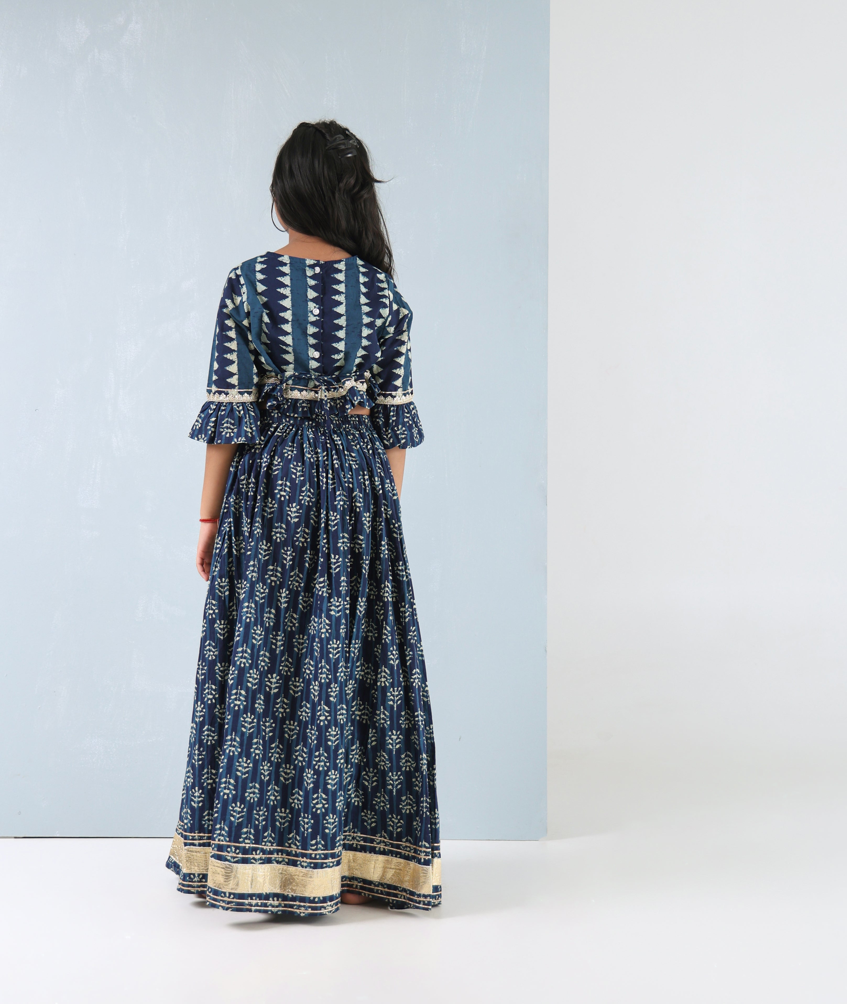 Royal Indigo Lehenga Set