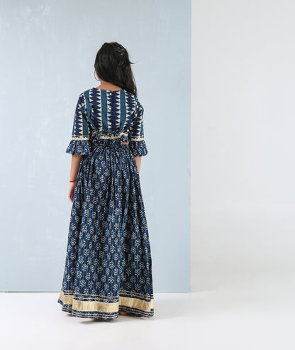 Royal Indigo Lehenga Set