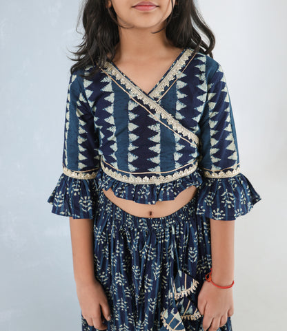 Royal Indigo Lehenga Set