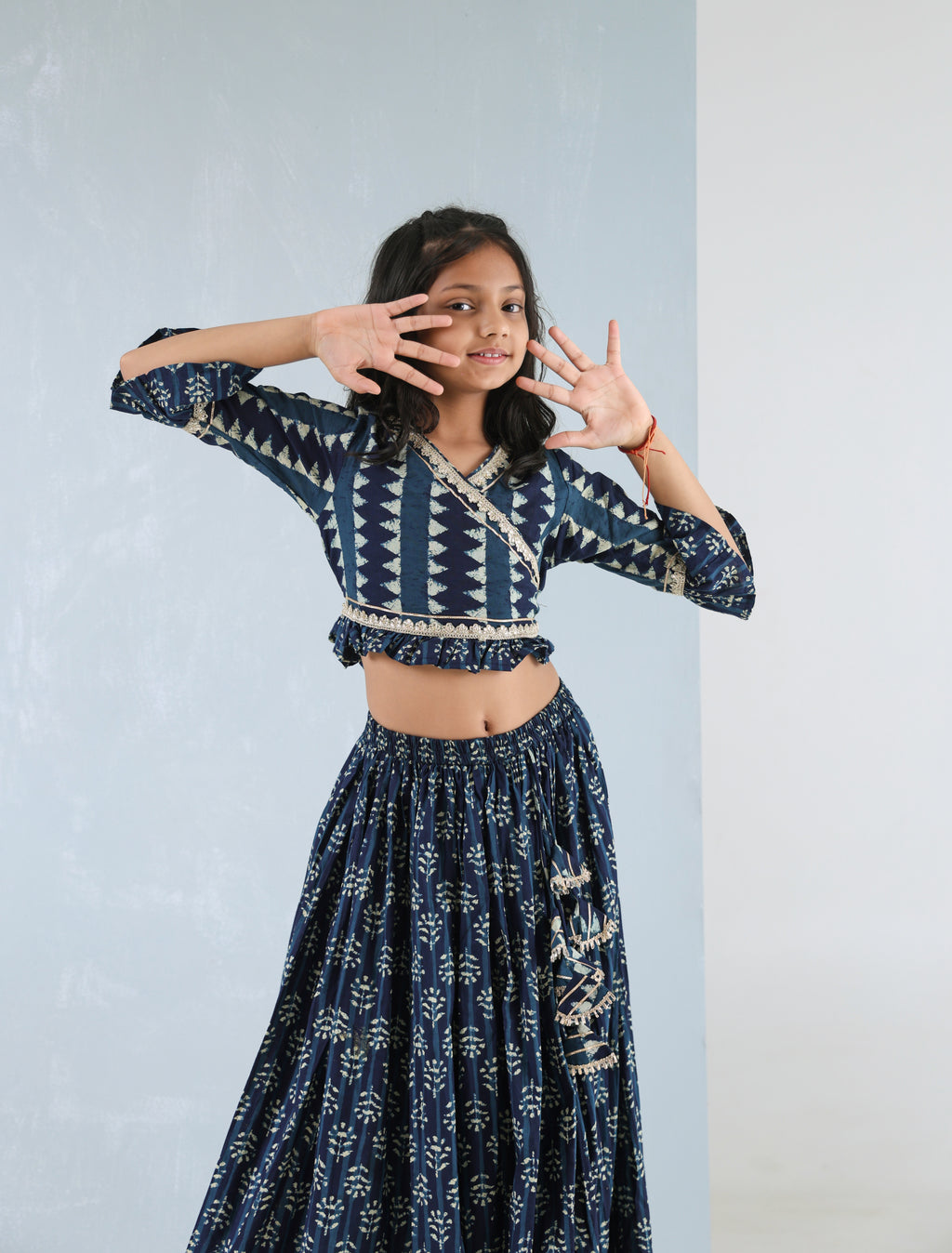 Royal Indigo Lehenga Set