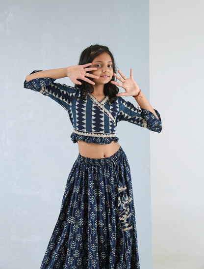 Royal Indigo Lehenga Set