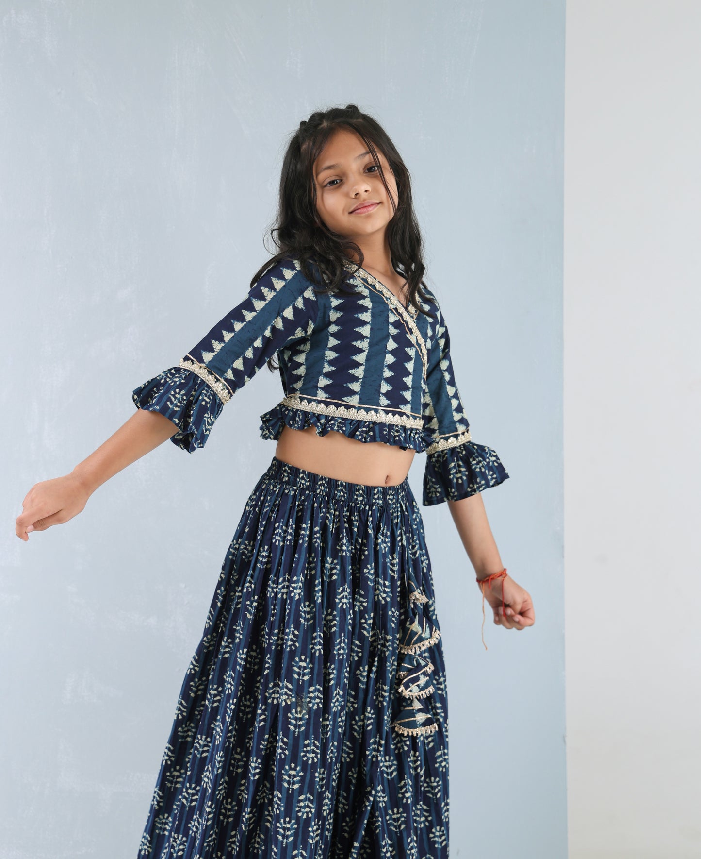 Royal Indigo Lehenga Set